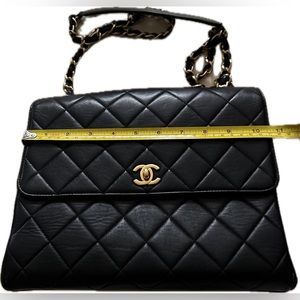 Authentic Chanel Leather Shoulder or Crossbody bag